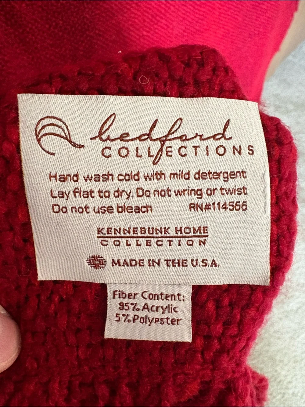 Bedford Collection Throw Blanket- Kennebunk Home Collection